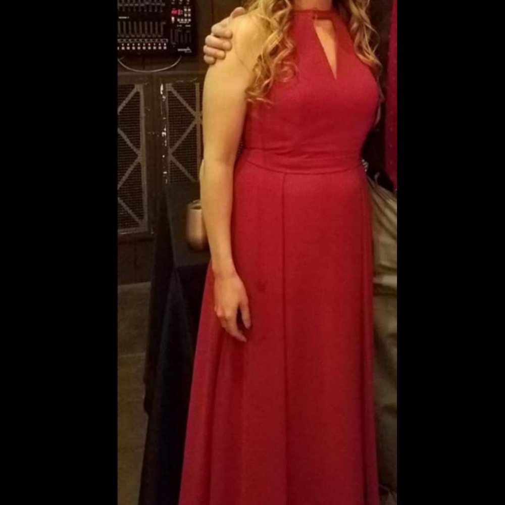 Bridesmaid dress burgundy